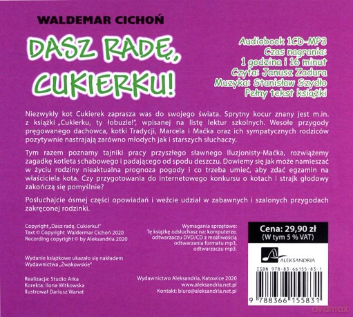 Dasz radę Cukierku - Waldemar Cichoń [AUDIOBOOK]