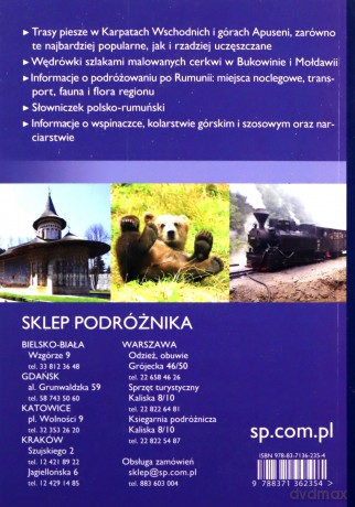 Góry Rumunii (Tom 2) Karpaty Wschodnie, monastery Bukowiny i Mołdawii, góry Apuseni - James Roberts