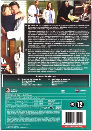 Grey's Anatomy Season 9 (Chirurdzy) [BOX] [6DVD]