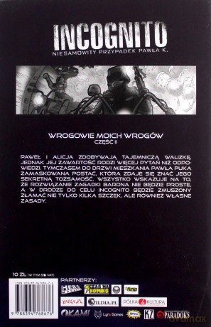 Incognito Niesamowity Przypadek Pawła K. (Tom 5) - Wrogowie moich wrogów Część 2 - Piotr Czarnecki, Łukasz Ciżmowski [KOMIKS]