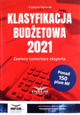 Klasyfikacja Budżetowa 2021 - Krystyna Gąsiorek [KSIĄŻKA]