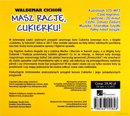 Masz rację Cukierku! - Waldemar Cichoń [AUDIOBOOK]