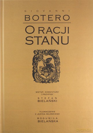 O racji stanu - Giovanni Botero [KSIĄŻKA]