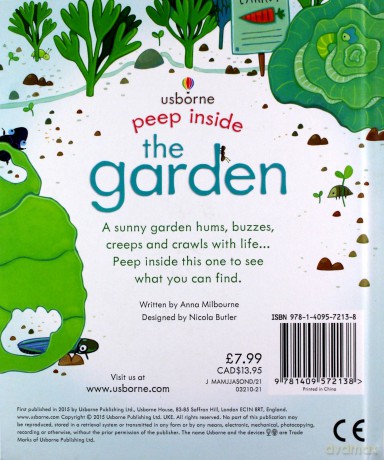 Peep Inside The Garden - Anna Milbourne [KSIĄŻKA]