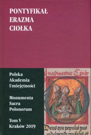 Pontyfikał Erazma Ciołka - Szymon Fedorowicz [KSIĄŻKA]