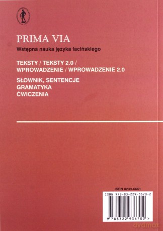 Prima Via Wstępna nauka języka łacińskiego - Aleksandra Krajczyk, Dorota Kubica [KSIĄŻKA]