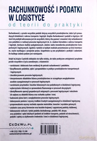 Rachunkowość i podatki w logistyce od teorii do praktyki [KSIĄŻKA]