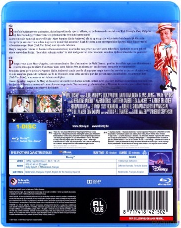 Marry Poppins (Disney) [Blu-Ray]