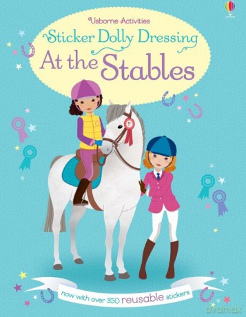 Sticker Dolly Dressing At the Stables - Lucy Bowman [KSIĄŻKA]