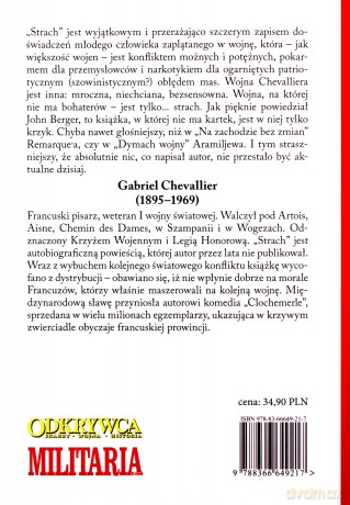 Strach - Gabriel Chevallier [KSIĄŻKA]