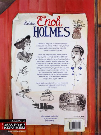 Śledztwa Enoli Holmes (Tom 3) Tajemnica białych maków [KOMIKS]