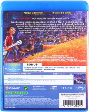 Coco (Disney) [Blu-Ray]
