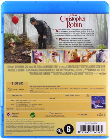 Christopher Robin (Krzysiu, gdzie jesteś?) (Disney) [Blu-Ray]