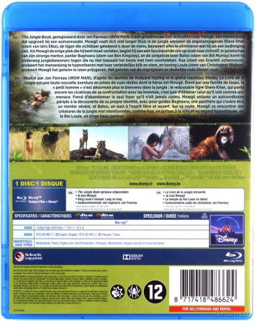 The Jungle Book (Księga dżungli) (Disney) [Blu-Ray]