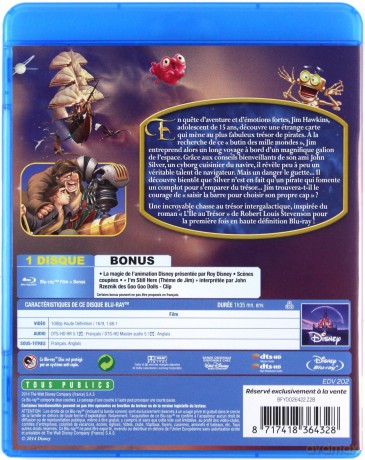 Treasure Planet (Planeta skarbów) (Disney) [Blu-Ray]