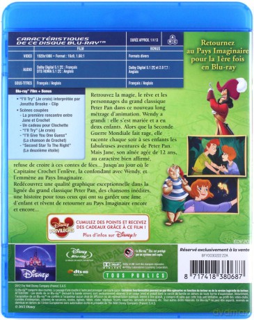 Return to Never Land (Piotruś Pan: Wielki powrót) (Disney) [Blu-Ray]