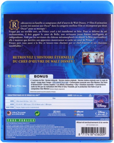 Beauty and the Beast (Piękna i Bestia) (Disney) [Blu-Ray]