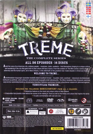 Treme Season 1-4 [14DVD]