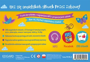 Fiszki. Angielski. Pierwsze słowa dla przedszkolaka - Katarzyna Kępińska [KSIĄŻKA]