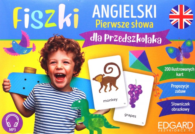 Fiszki. Angielski. Pierwsze słowa dla przedszkolaka - Katarzyna Kępińska [KSIĄŻKA]