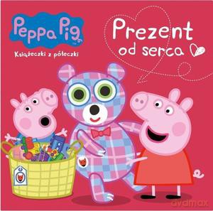 Świnka Peppa. Książeczki z półeczki 66. Prezent od serca [KSIĄŻKA]