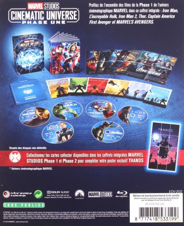 Iron Man / Incredible Hulk, The / Iron Man 2 / Thor / Captain America: The First Avenger / Avengers [BOX] [6xBlu-Ray]