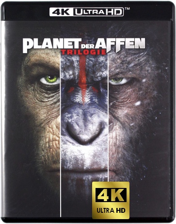 Planet of Apes 1-3 (Planeta Małp 1-3) [3xBlu-Ray 4K]+[3xBlu-Ray]