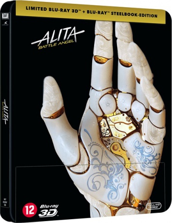 Alita: Battle Angel (steelbook) [Blu-Ray 3D]+[Blu-Ray]