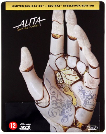Alita: Battle Angel (steelbook) [Blu-Ray 3D]+[Blu-Ray]