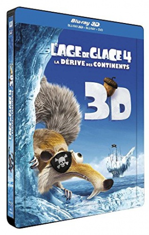 Ice Age: Continental Drift (Epoka Lodowcowa 4: Wędrówka kontynentów) (steelbook) [Blu-Ray 3D]+[Blu-Ray]+[DVD]