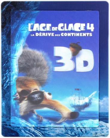 Ice Age: Continental Drift (Epoka Lodowcowa 4: Wędrówka kontynentów) (steelbook) [Blu-Ray 3D]+[Blu-Ray]+[DVD]
