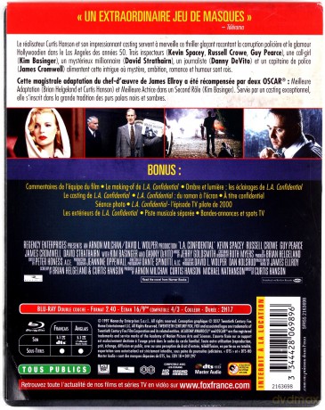 L.A. Confidential (Tajemnice Los Angeles) (steelbook) [Blu-Ray]