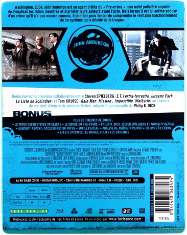 Raport mniejszości (steelbook) [Blu-Ray]