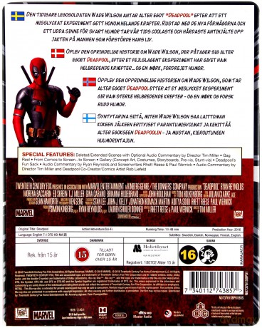 Deadpool (steelbook) [Blu-Ray]