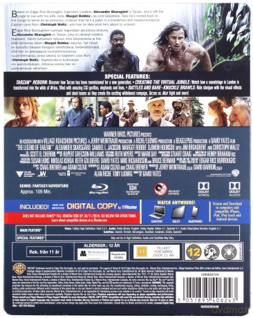 The Legend of Tarzan (Tarzan: Legenda) (steelbook) [Blu-Ray]