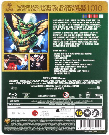 Gremlins (Gremliny rozrabiają) (steelbook) [Blu-Ray]