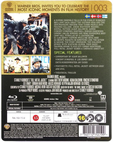 Full Metal Jacket (Pełny magazynek) (steelbook) [Blu-Ray]
