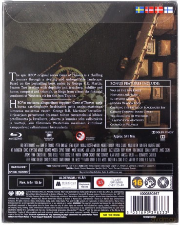 Game of Thrones Season 2 (Gra o Tron) (steelbook) [BOX] [5xBlu-Ray]