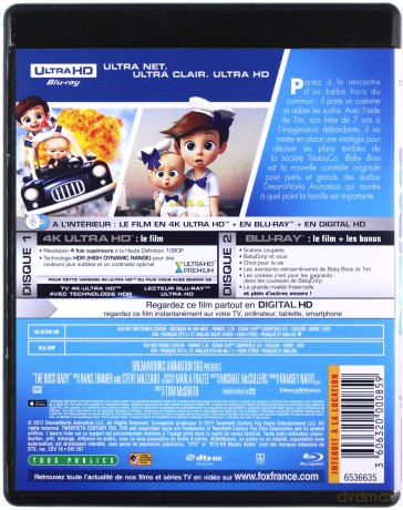 The Boss Baby (Dzieciak rządzi) [Blu-Ray 4K]+[Blu-Ray]