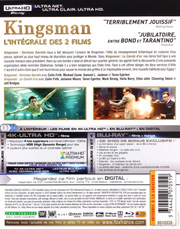 Kingsman: The Secret Service / The Golden Circle (Tajne służby / Złoty Krąg) [2xBlu-Ray 4K]+[2xBlu-Ray]