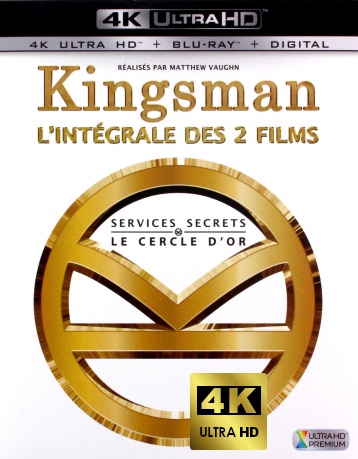 Kingsman: The Secret Service / The Golden Circle (Tajne służby / Złoty Krąg) [2xBlu-Ray 4K]+[2xBlu-Ray]