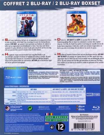 Ant-Man / Ant-Man and The Wasp (Ant-Man / Ant-Man i Osa) [BOX] [2xBlu-Ray]