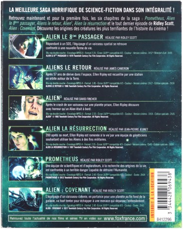 Alien 1-6 (Obcy 1-6) [BOX] [9xBlu-Ray]