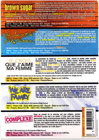 Brown Sugar / The Secret Life of Bees / I Think I Love My Wife / Kingdom Come / Zero complexe (Sekretne życie pszczół / Chyba kocham swoją żonę) [BOX] [5DVD]
