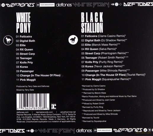 Deftones: White Pony (20th Anniversary Deluxe) [2CD]