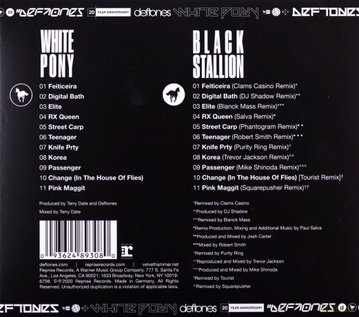 Deftones: White Pony (20th Anniversary Deluxe) [2CD]