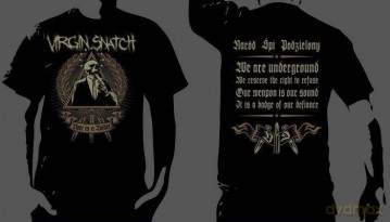 Virgin Snatch: Vote Is a Bullet- T-shirt z nadrukiem - L - czarna