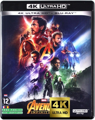 Avengers: Infinity War (Avengers: Wojna bez granic) [Blu-Ray 4K]+[Blu-Ray]