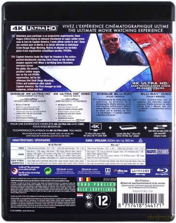 Captain America: The First Avenger (Kapitan Ameryka: Pierwsze starcie) [Blu-Ray 4K]+[Blu-Ray]