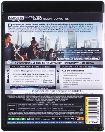 Więzień labiryntu: Lek na śmierć [Blu-Ray 4K]+[Blu-Ray]
